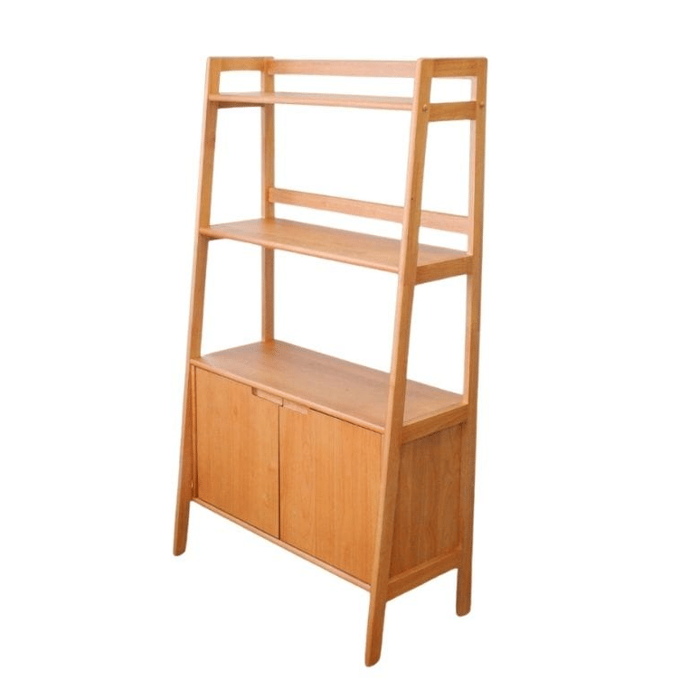 ชั้นวางของไม้ยางพารา MAAI DESIGN รุ่น SHIYOKO SHELF สีโอ๊ค_0